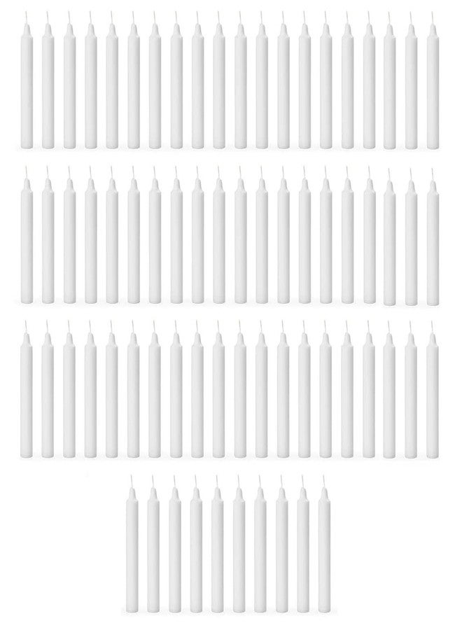ASIDEA Stick Candles for Diwali Decoration, Birthday, Festival, Celebration (White) - Image 1